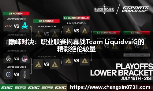 巅峰对决：职业联赛揭幕战Team LiquidvsiG的精彩绝伦较量